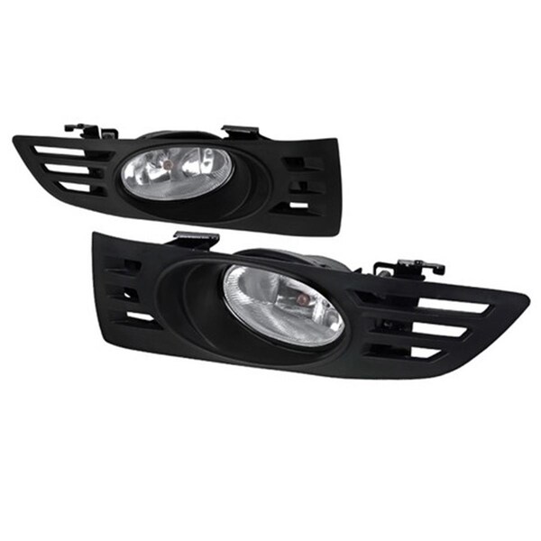 Overtime 2 Door OEM Fog Lights for 03 to 05 Honda Accord - Clear - 6 x 10 x 18 in. OV3206908 - main